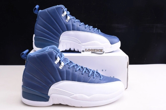 HYPE Jordan 130690-404 Air Blue Retro 12 Stone 0626